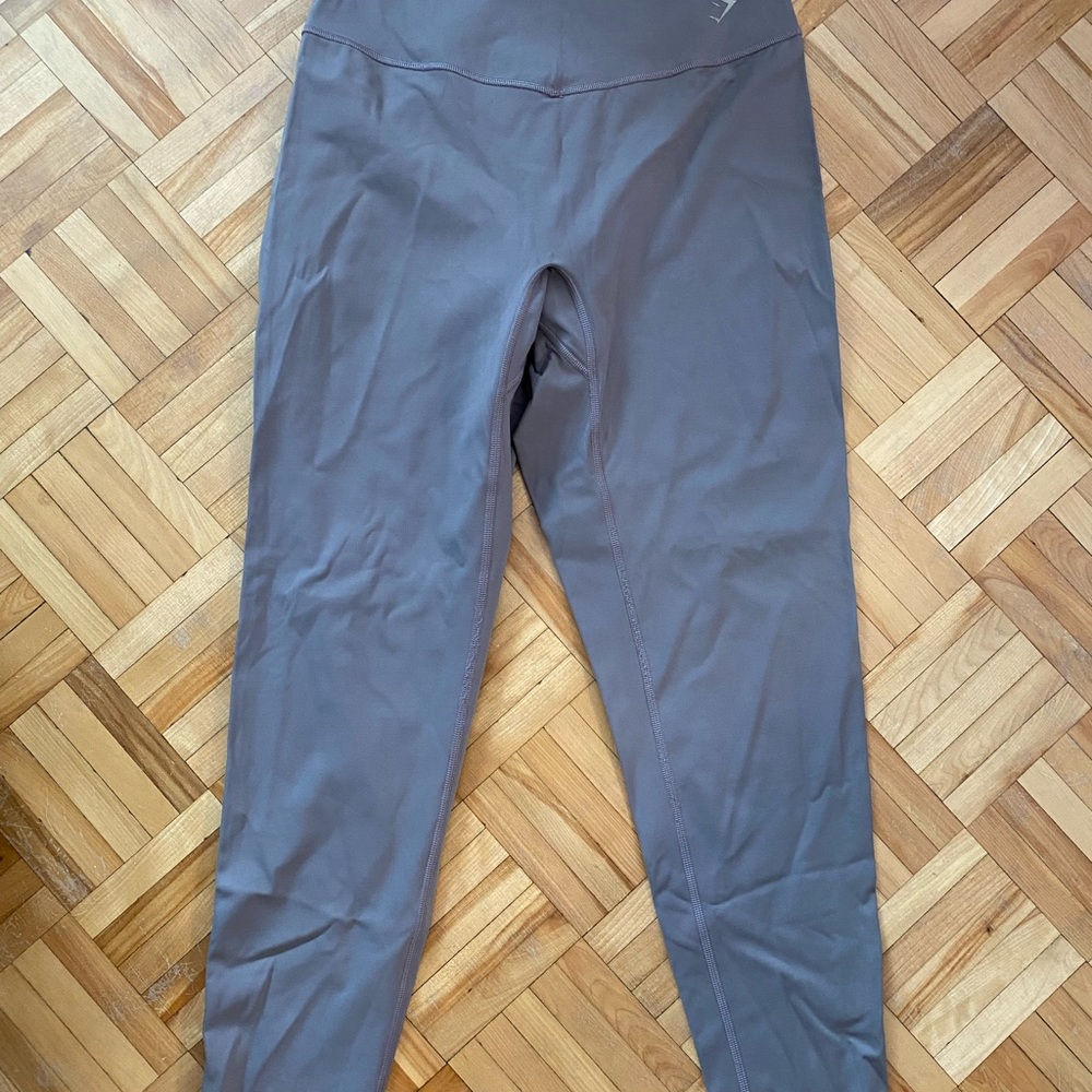 Taupe High-Waisted Leggings